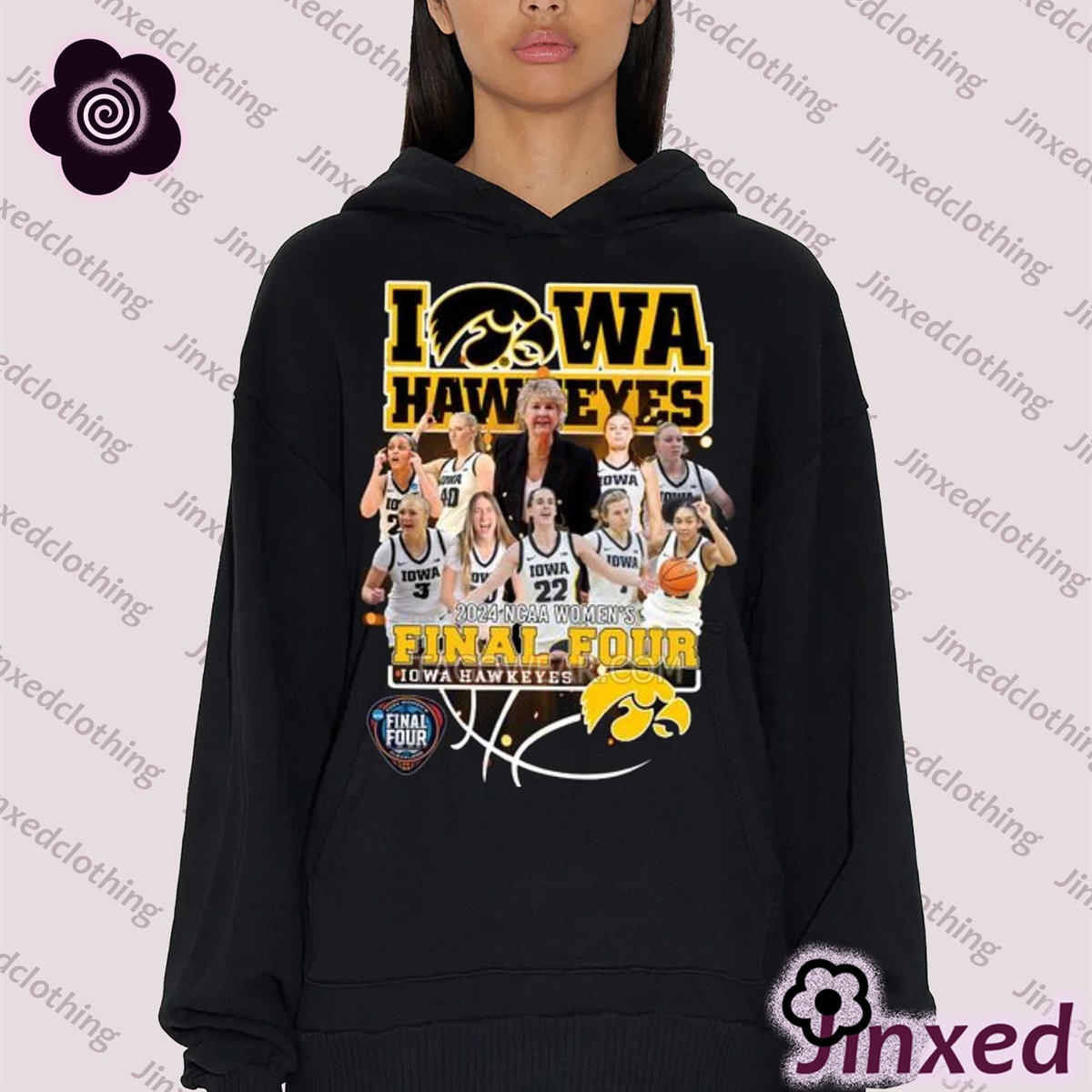 Iowa Hawkeyes 2024 Ncaa Womens Final Four Shirt Sweatshirt 